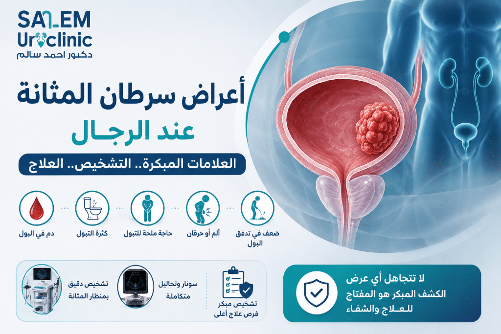 أعراض سرطان المثانة عند الرجال​