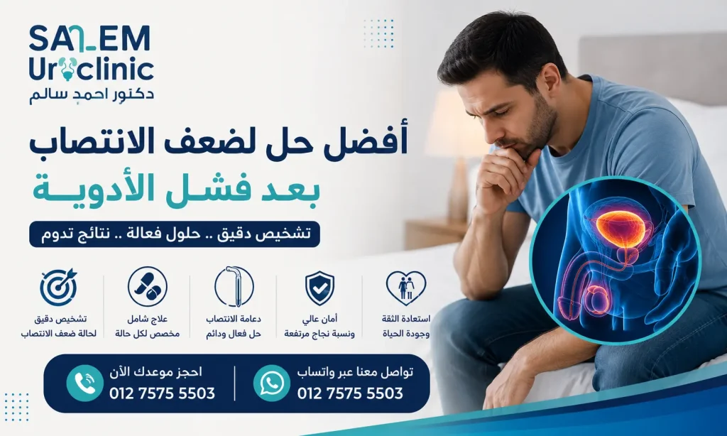 أفضل حل لضعف الانتصاب بعد فشل الأدوية